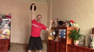 Гиря 32 кг.141 подъем за 3 мин.Ситников Виталий.