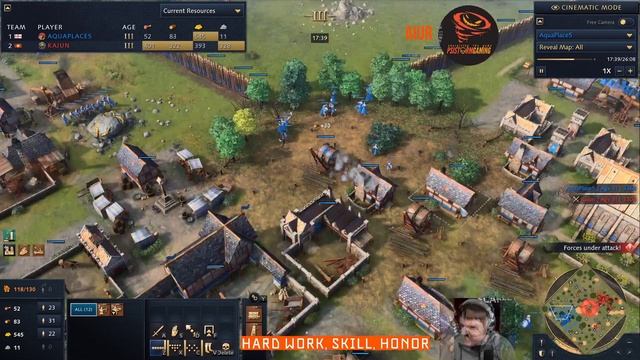 English vs Chinese: made it into plat without using French! #aoe4 смотреть онлайн