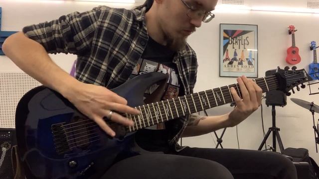 Schecter Omen Elite-7 после отстройки. Sintoms 4.3. Спустя полтора года