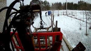 Лебёдка гидравлическая самодельная на манипулятор