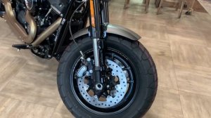 Fat Bob 107 Harley-Davidson 2020 river rock gray denim
