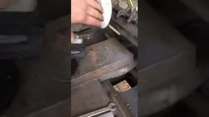 Заточной станок для плоских ножей на 830 мм на базе токарного станка по металлу