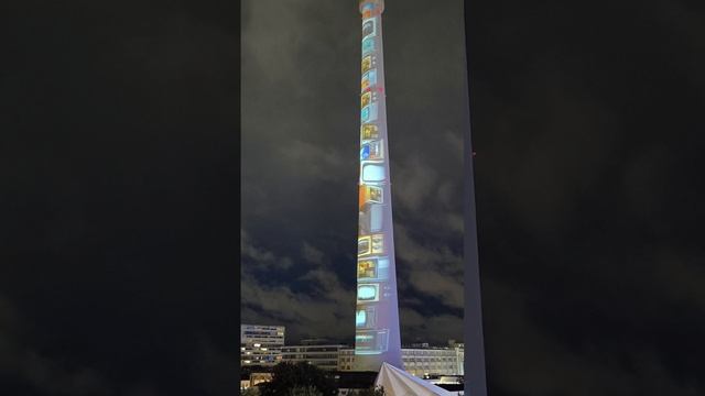 55 Jahre Berliner Fernsehturm #alex #sightseeing #kultur #walking #festival #lightshow #berlin #spaß