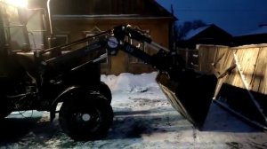 Погрузчик на мтз ПКУ-0,9 (Кун на мтз юмз лтз т-40)