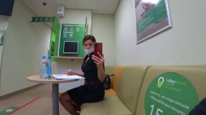 Мусорша Андонова отжигает и тупит в Сбербанке!!!