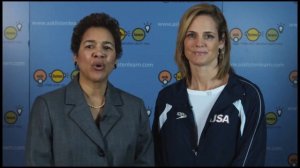 AG Paula Dow and Dara Torres