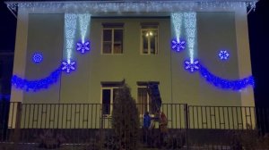 Школа №1 г  Новошахтинск  Viki Decor Световое оформление и декор