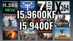 Intel i5 9600KF vs i5 9400F Benchmarks | Test Review | Comparison | Gaming | 13 Tests