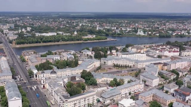 Тверь. Съемка с воздуха. смотреть онлайн