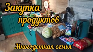 Большая закупка продуктов и не только