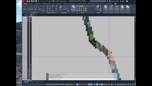 Загрузка растра в AutoCad через GeoRecounter и MapInfo: длинная трасса