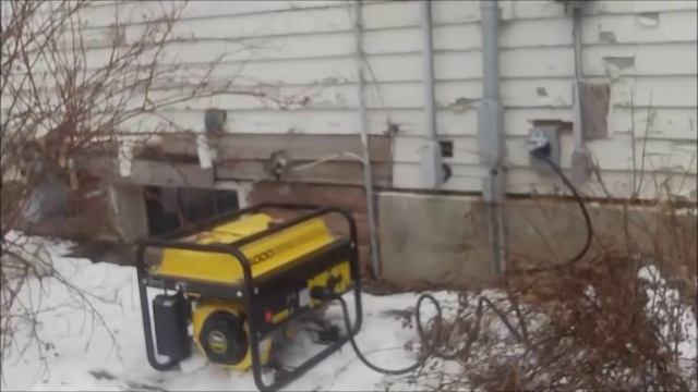 Champion generator test run, purchased at Tractor Supply. Storm preparation. смотреть онлайн