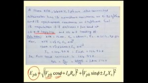 Voltage Regulation of Alternator by Direct Loading and SOLVED Problem