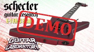 Электрогитара SCHECTER E-1 FR-S SCAR - демонстрация звучания