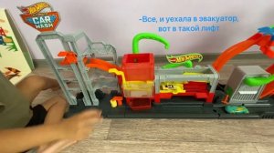 Невообразимая автомойка Hot Wheels осьминог