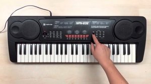 Детский синтезатор NOVIS NPN-632