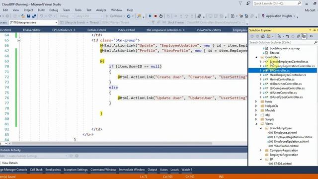 Business ERP Part 13 Employee User Registration in ASP NET MVC