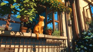Commonplace Autumn Painting 🍂😸 Healing Music for Relaxation 🎧