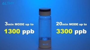 ALTHY Hydrogen Rich Water Generator Bottle