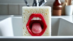 История губки для мыться посуды