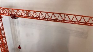 Большая новинка! Модель башенного крана GIRAFFE TDK-12.300. Tower crane model