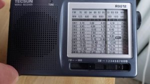 Tecsun R9012 13670 kHz Shortwave African pathways radio via Madagascar