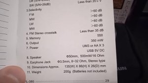 TECSUN PL-380 Часть 1.-Комплектация, Инструкция 📻