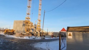 разгрузка панелевоза краном кб 405.2а