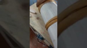 Деревянная маслобойка.