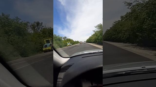 Ремонт дороги Запорожье =Мелитополь 2 06 2020 смотреть онлайн