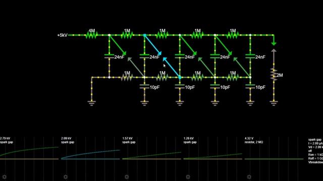 Marx Generator- Marx Generator Circuit- High Voltage Pulse Generator- marx generator simulation- US смотреть онлайн