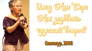 Инсу Ким Берг: "Как задавать чудесный вопрос?". 
Сингапур, 2006. Русский закадровый перевод.