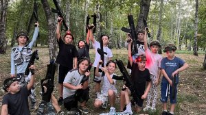 Лазертаг. Эпичный  бой