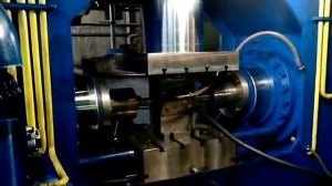 Изготовление тройников - гидроформовка/ Hydroforming Tee Machine
