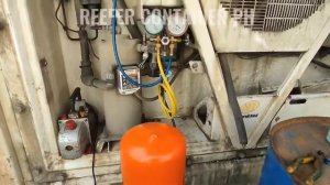CHARGING REFRIGERANT R404A ON THERMO KING REEFER CONTAINER