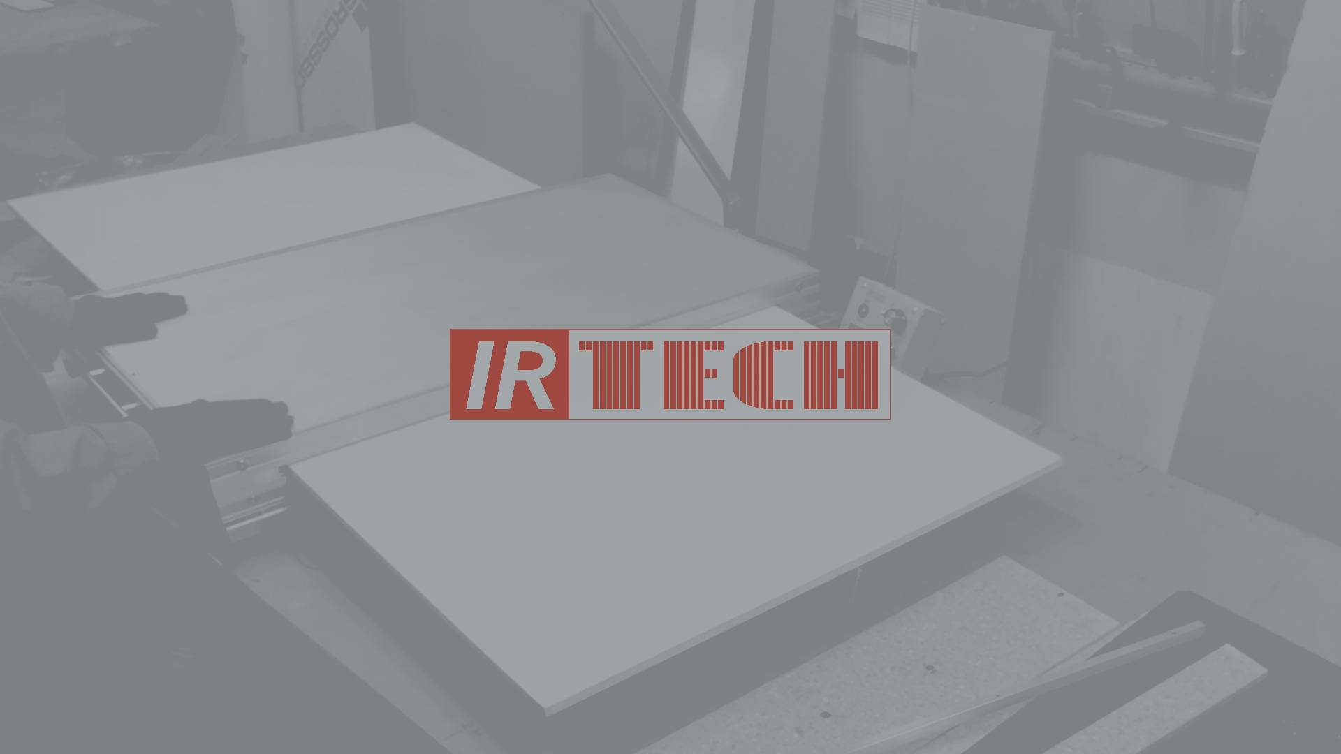 Инфракрасные печи IRtech. Возможность нагрева необходимой части большого листа. Печь ПА 95.61
