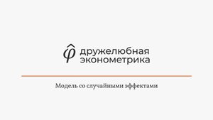 Введение в эконометрику 9 глава 6 часть ИТОГ