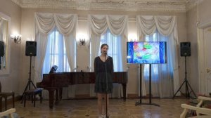 "Тихая моя родина", автор Н. М. Рубцов, читает София (14 лет)