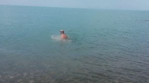 Тестирую маску и ласты