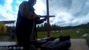 Стрельба из помпового ружья с пистолетной рукояткой