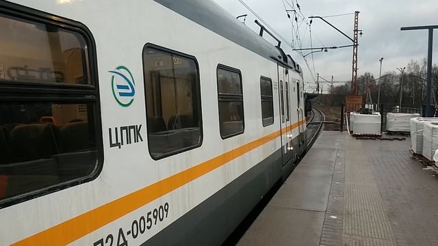 ЭП2Д-0036 и ЭП2Д-0059 ЦППК Перекраска Наше Подмосковье На станции Битца смотреть онлайн
