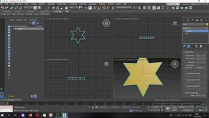 3ds MAX. Создаем звезду в форме ракушки.
