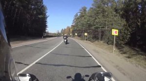 Yamaha FZS1000 (FZ1) развлекаемся на джимхане и на трассе