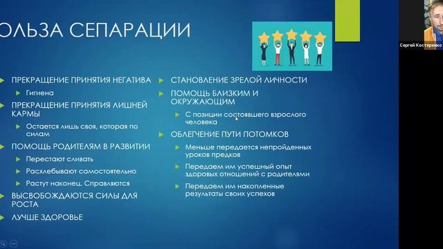 СЕПАРАЦИЯ ОТ РОДИТЕЛЕЙ