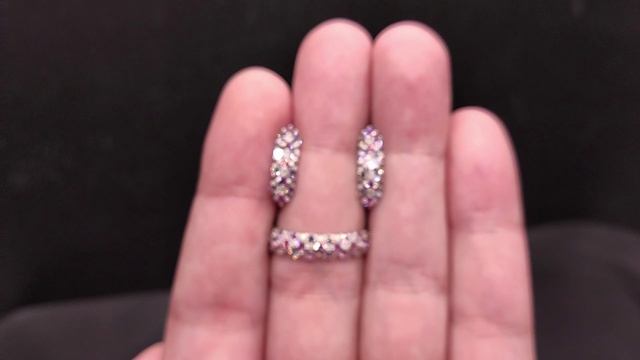 Кольцо и серьги со Шпинелью