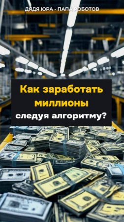 Как заработать миллионы, следуя алгоритму