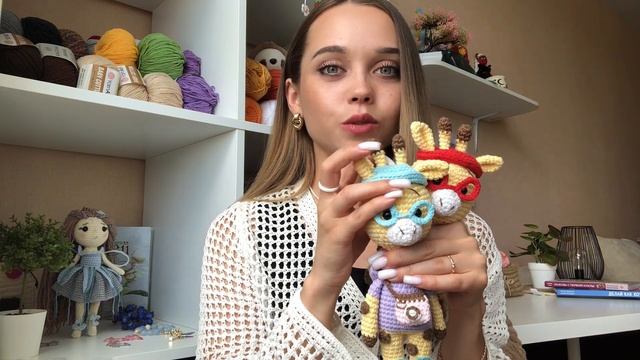ЧТО Я СВЯЗАЛА ЗА МЕСЯЦ❓игрушки крючком, плюшевый плед смотреть онлайн