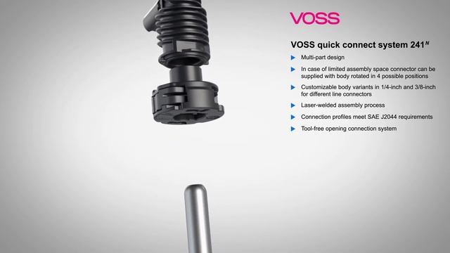 VOSS Quick Connect System 241N смотреть онлайн
