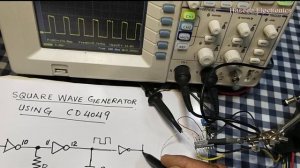 {457} Square Wave Generator Circuit Using CD4049 Hex Inverting Buffer CMOS IC
