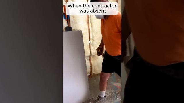 When the contractor was absent #adamrose #funny #construction